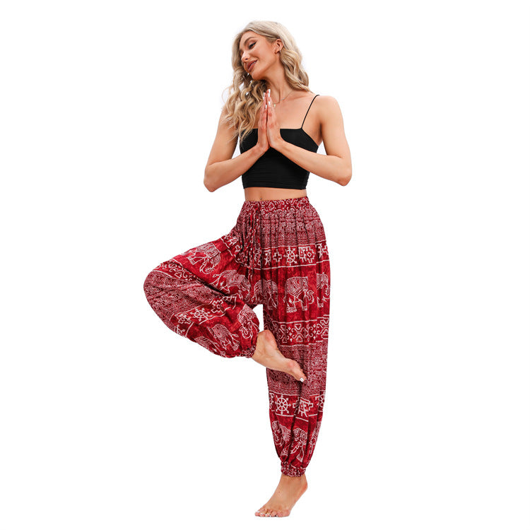 Classy Women's Yoga Sports Bloomers Clothes Casual Pants