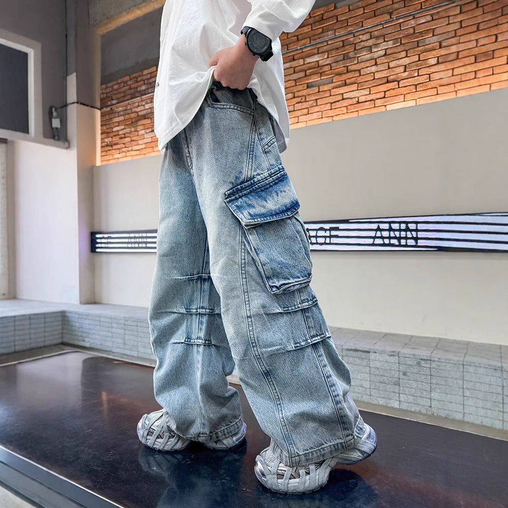 Children's Large Spring Clothes Casual Boy Trousers Children's Pants
