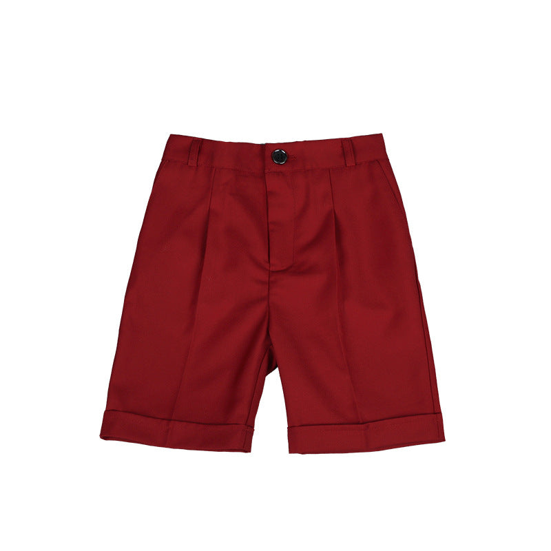 Children's Plus Size Sizes Loose Plaid Suit Children's Pants