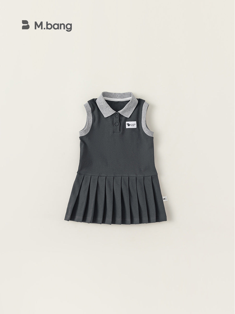 Children's Clothing Preppy Style Vest Skirt Summer Children's Dress