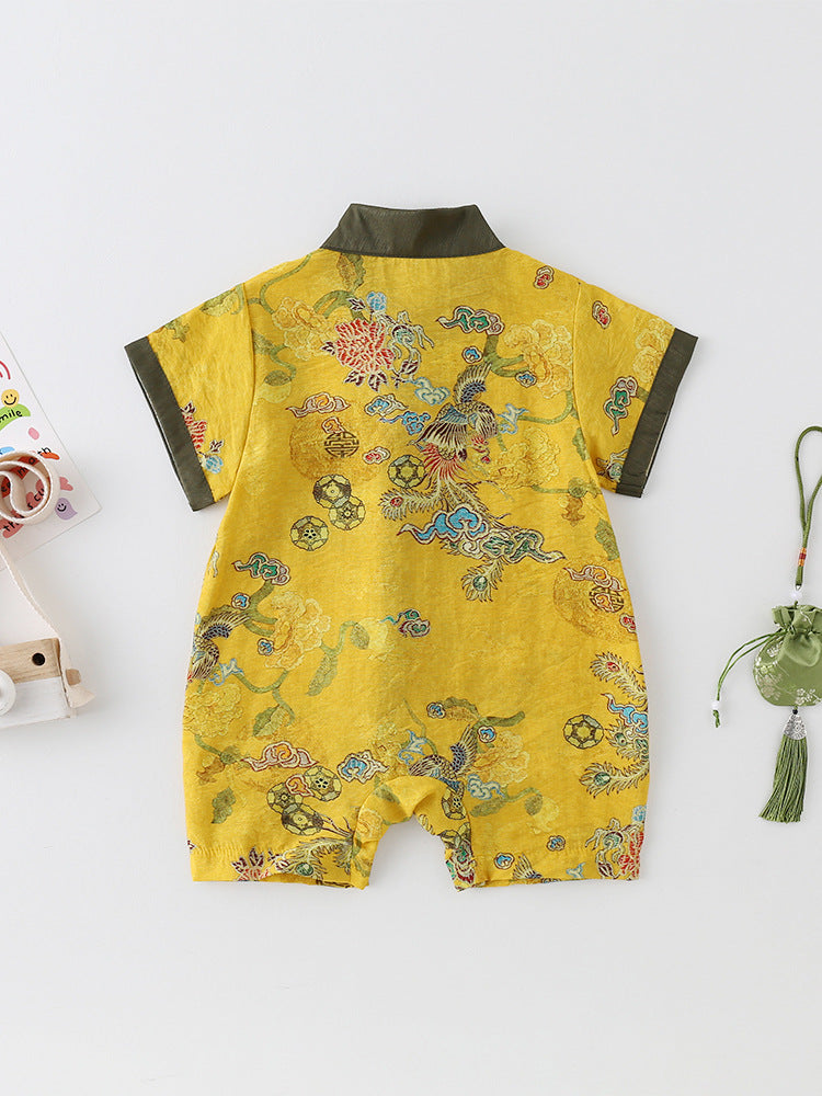 Jumpsuit Summer Class Short-sleeved Born Romper Out For Days Thin Jumpsuit, Climbing Suit