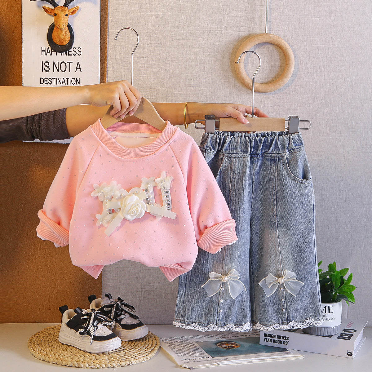 Children's Clothing Outfits Handsome Fashion Spring Clothes Little Sweatshirt Children's Suit