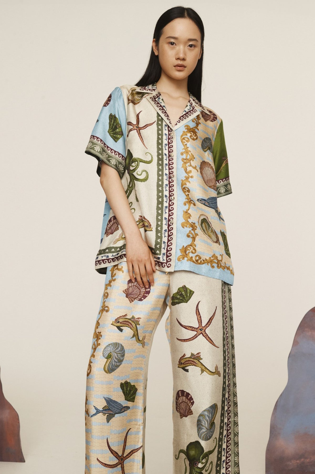 Durable Glamorous Classy Linen Shirt Collar Fashion Casual Suit