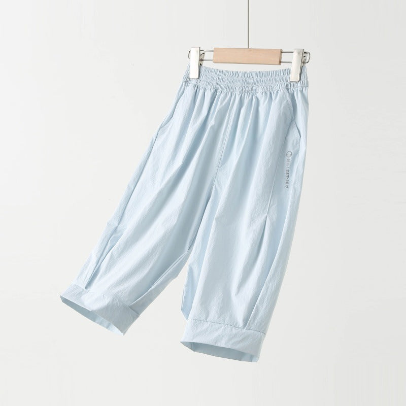 Children's Shorts Teens Casual Thin Cropped Summer Cool Children's Pants