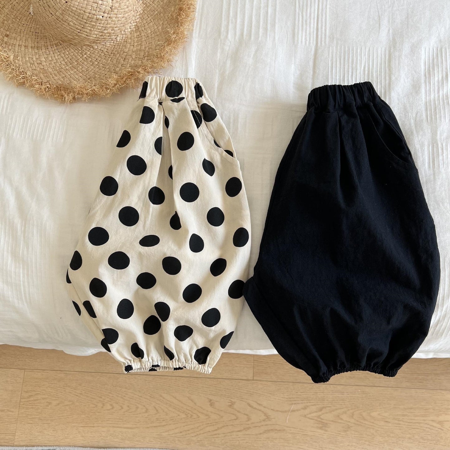 Children's Clothing Trousers Summer Boys Korean Style Polka Dot Loose Bloomers Children's Pants