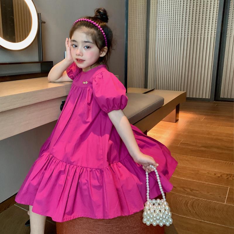 Children's Summer Western Style Cool Popular Korean Fashion Sweet Children's Dress
