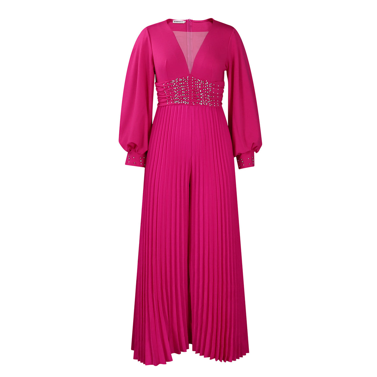 Beaded Mesh Fashion Loose Wide Leg Jumpsuits