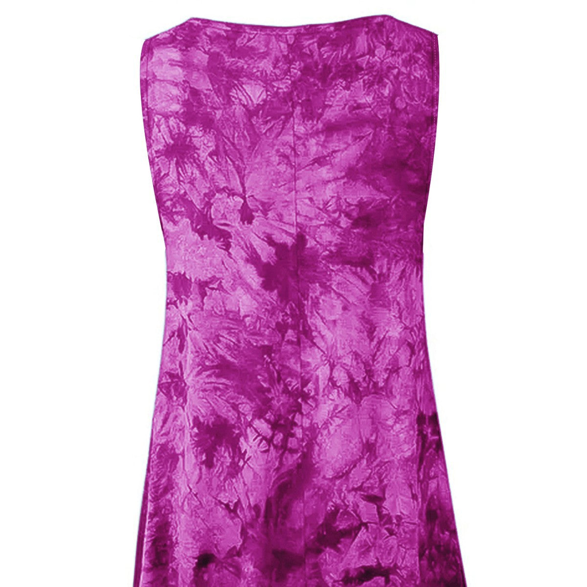 Women's Summer Irregular Hem Printed Sleeveless Tops