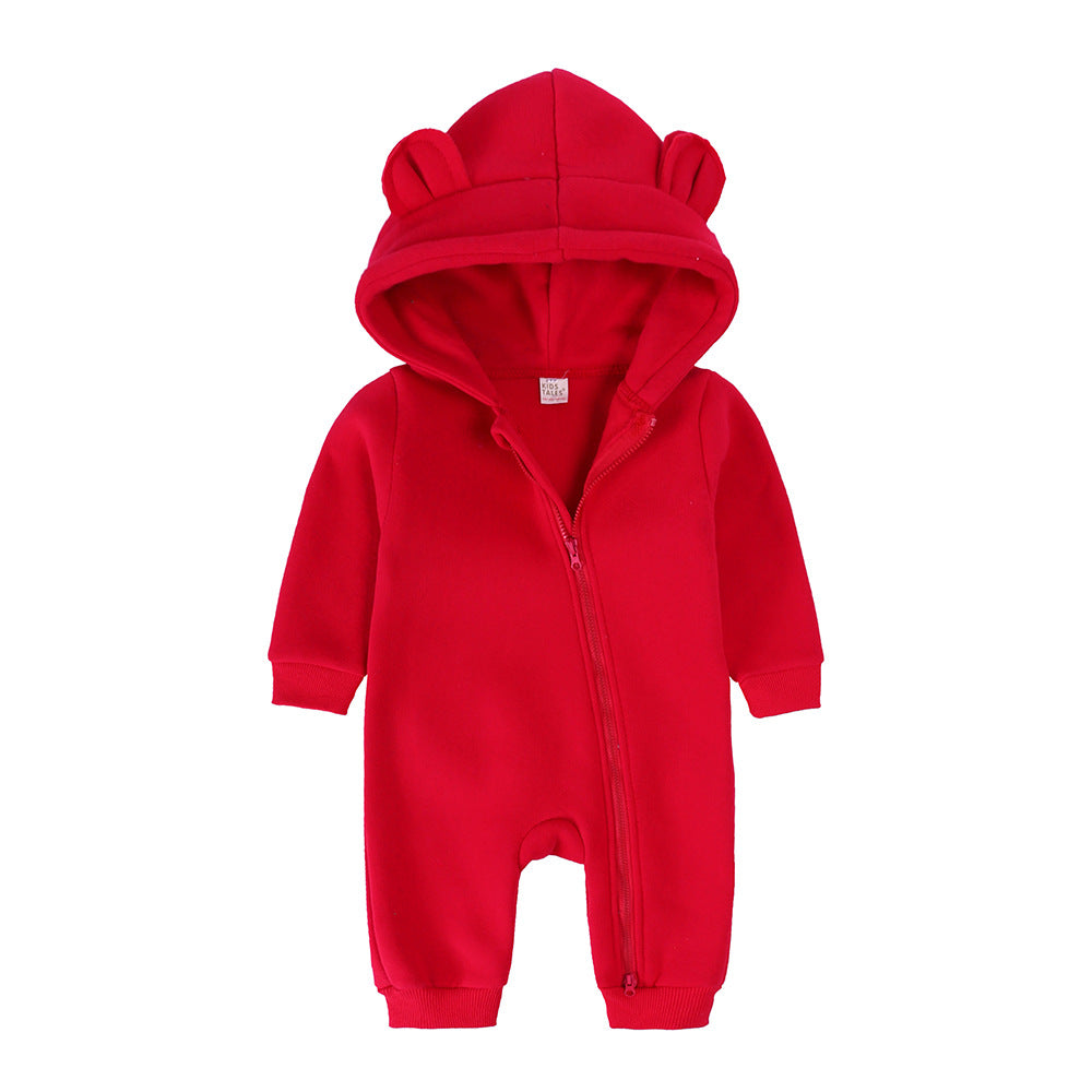 Clothing Male Female Year-old Animal Shape One-piece Romper Warm Jumpsuit, Climbing Suit