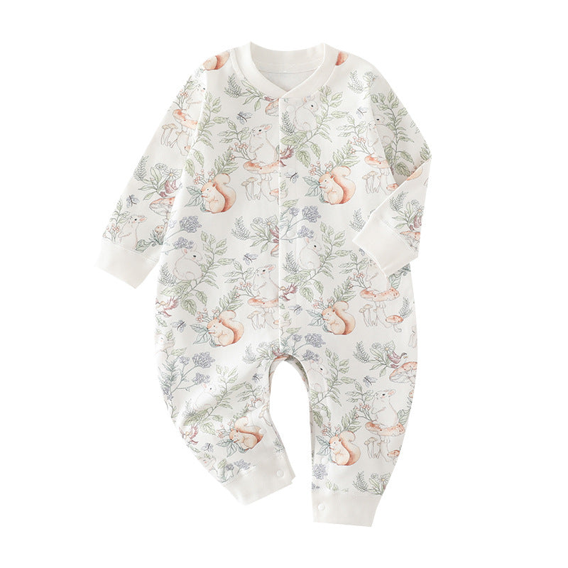 Children's Jumpsuit Seamless Cotton Class Born Clothes Jumpsuit, Climbing Suit