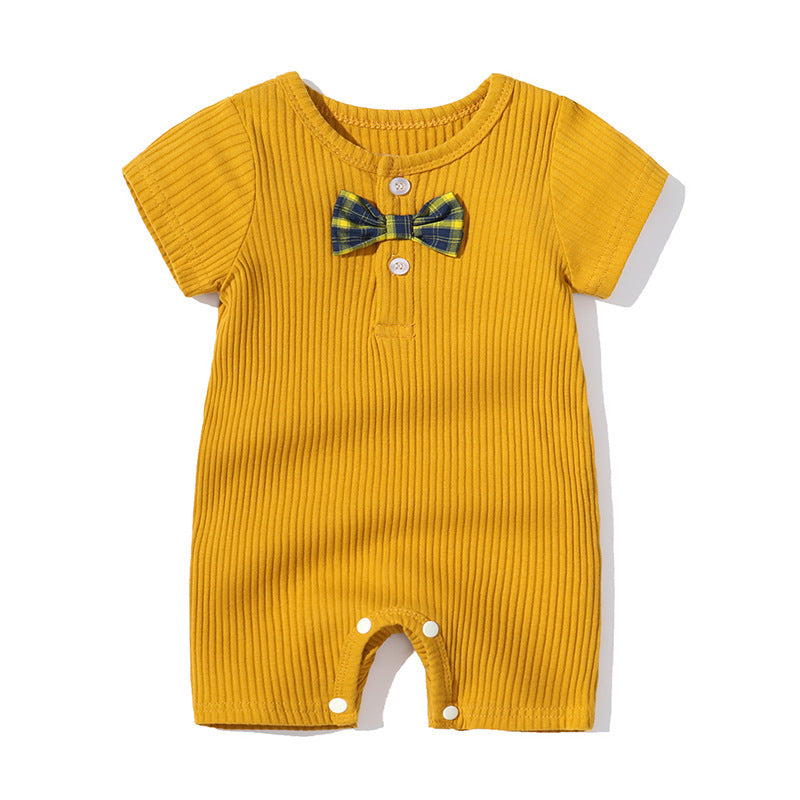 Children's Infant Romper Korean Style Short Sleeve Rompers Jumpsuit, Climbing Suit
