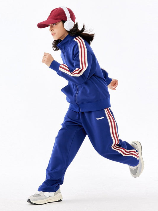 Children's Clothing Retro Boy's Sportswear Fashionable Jacket Sports Pants Children's Suit