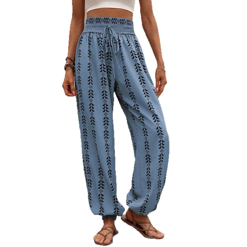 Trendy Elegant Women's Geometric Printed Bloomers Pants