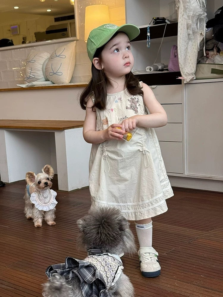 Children's Clothing Vest Skirt Fried Street Infant Children's Dress