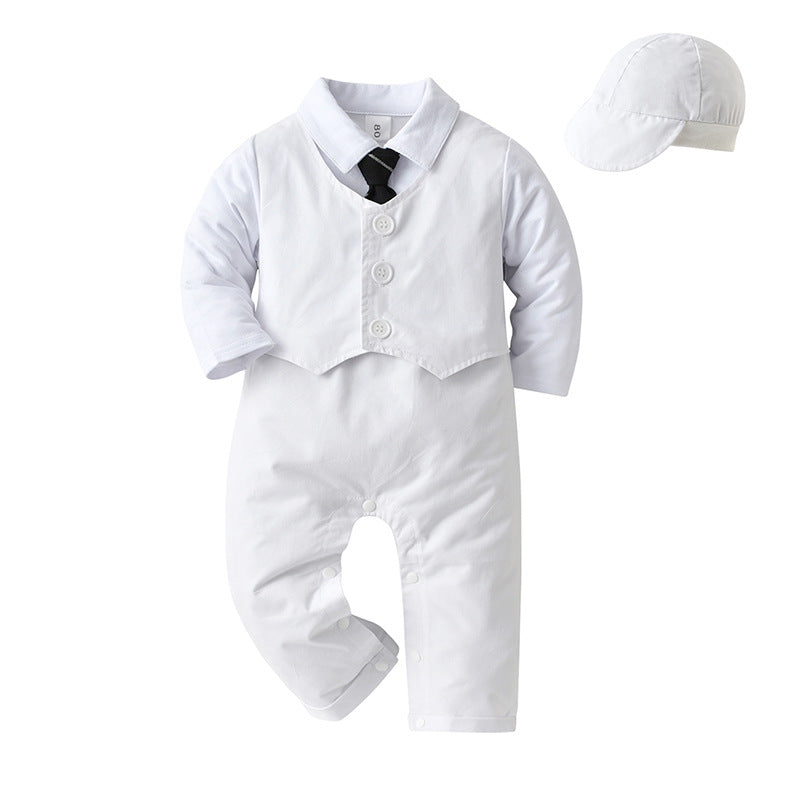Children's British Bodysuit Rompers Jumpsuit One-piece Clothes Jumpsuit, Climbing Suit