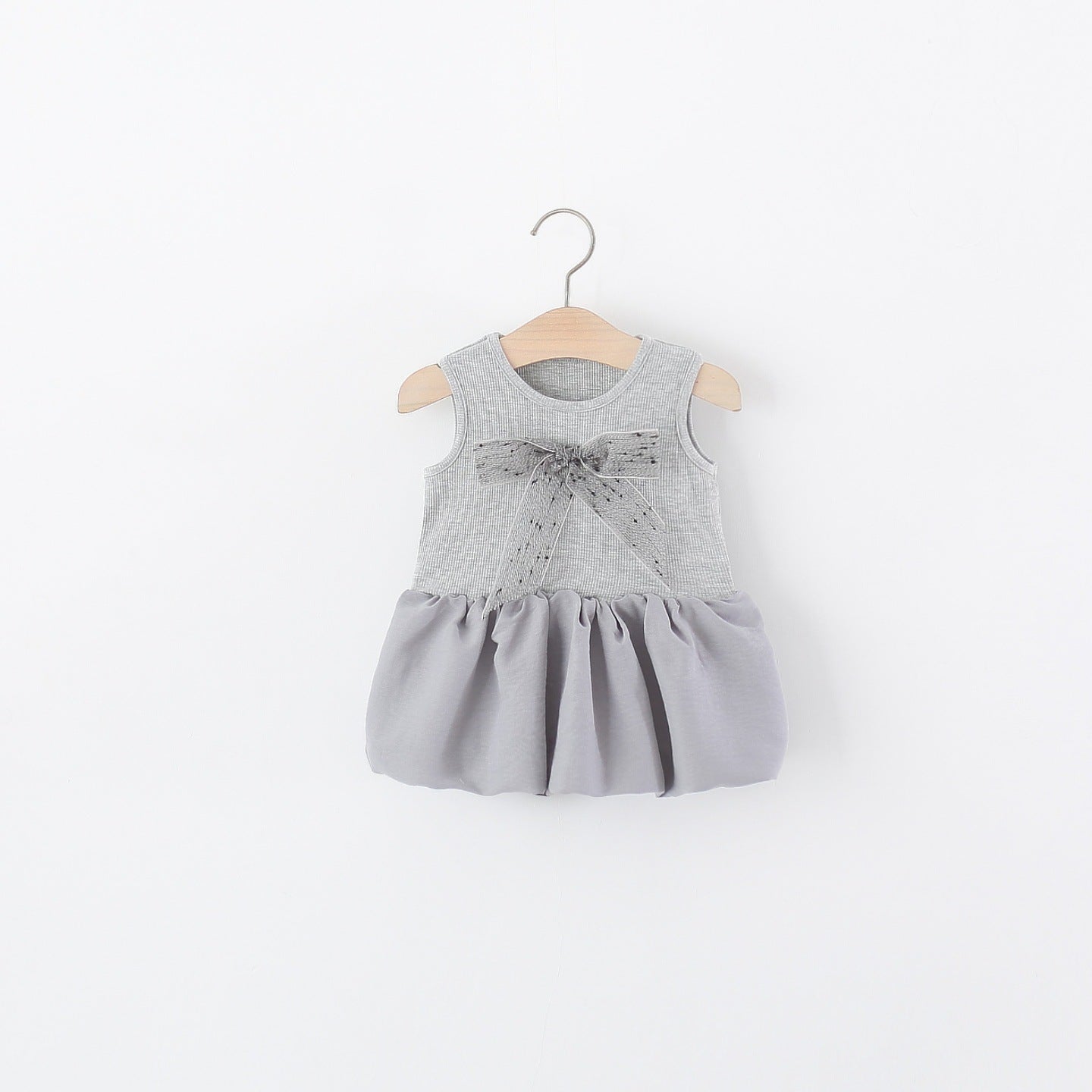 Children's Sleeveless One-piece Summer Sweet Solid Color Children's Dress