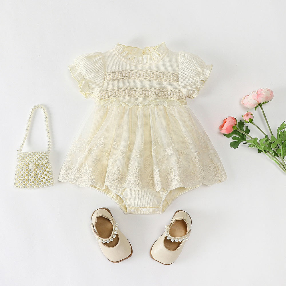 Clothes For Babies Jumpsuit Bloomer With Skirt Super Cute Princess Jumpsuit, Climbing Suit