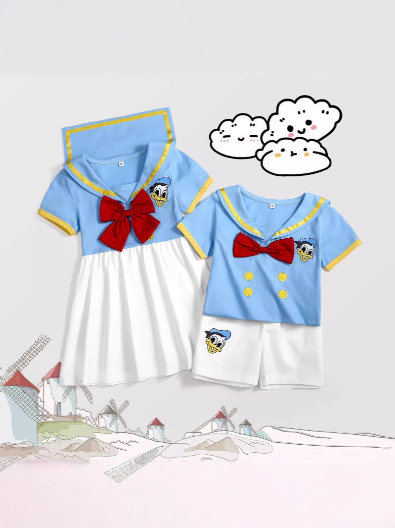 Children's Clothing Cotton Boys Suits Role Playing Donald Duck Clothes Children's Suit