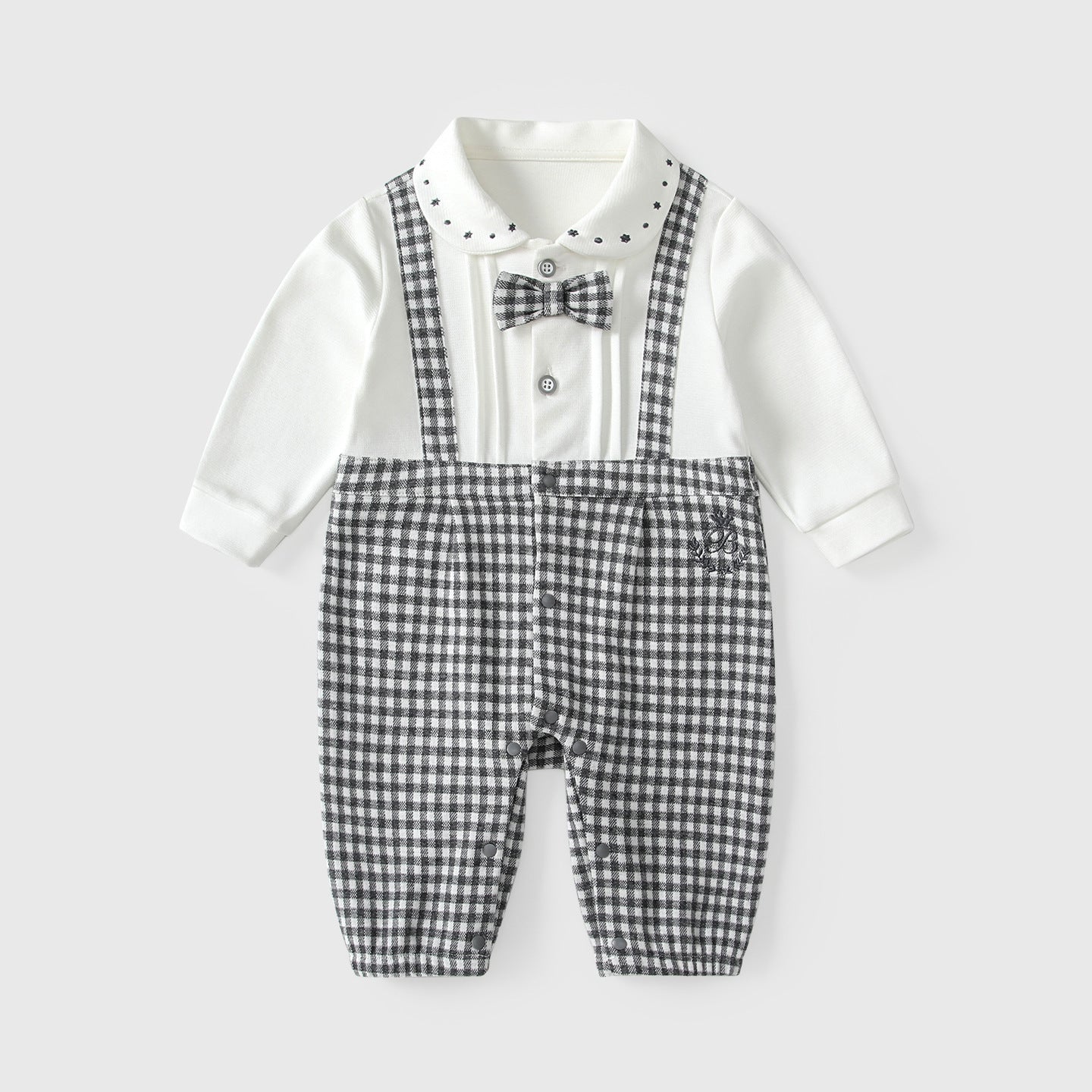 Clothing Boy Rompers Autumn Gentleman Fake Jumpsuit, Climbing Suit