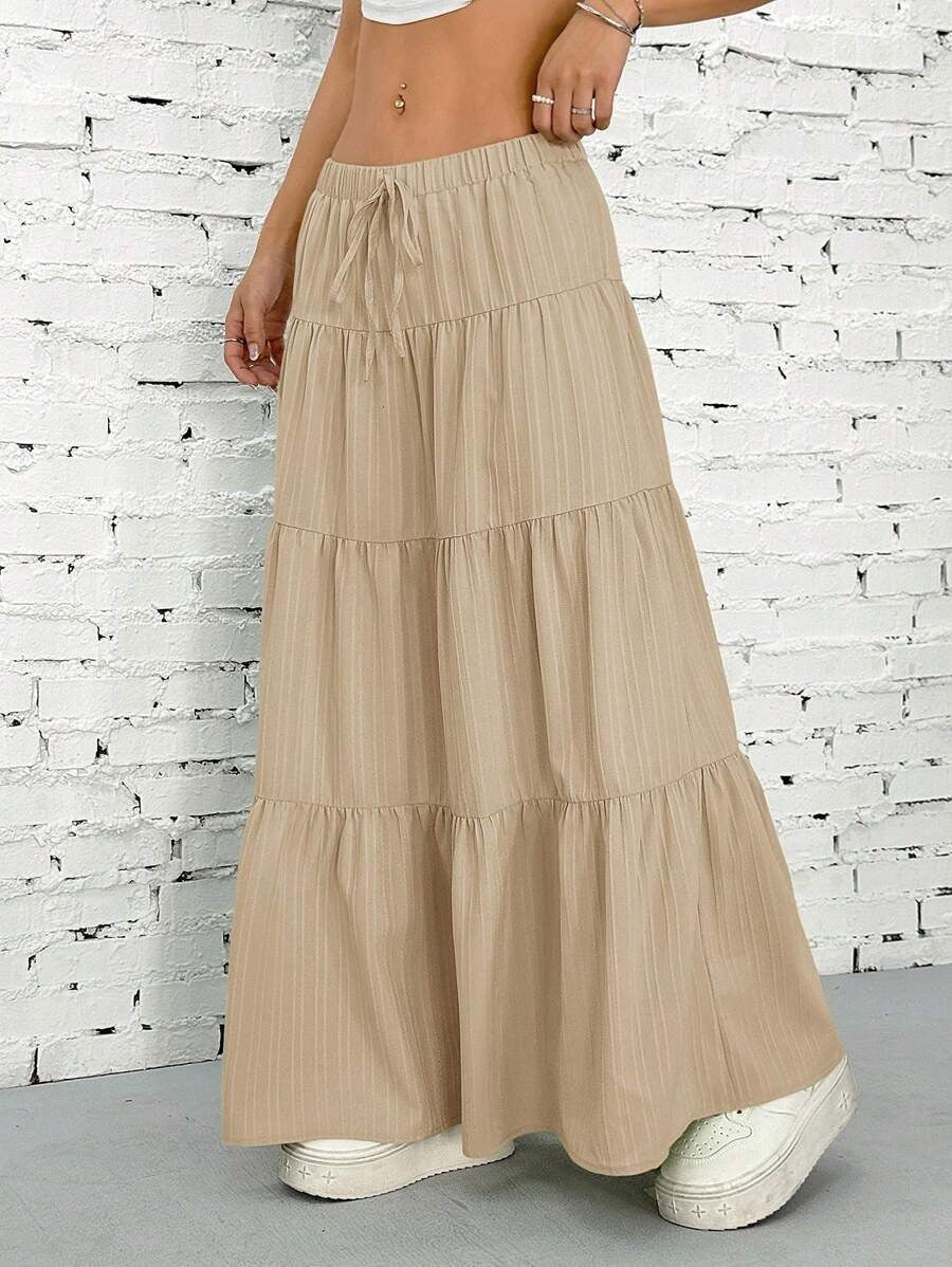 Women's Stitching Large Swing Loose Long Dress Plus Size