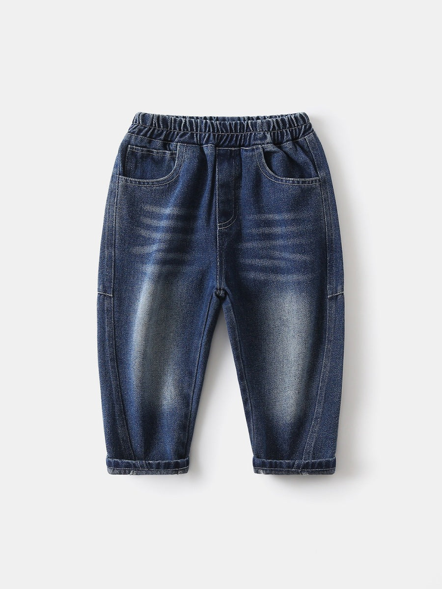Children's Denim Trousers Fashionable Jeans Tide Children's Pants