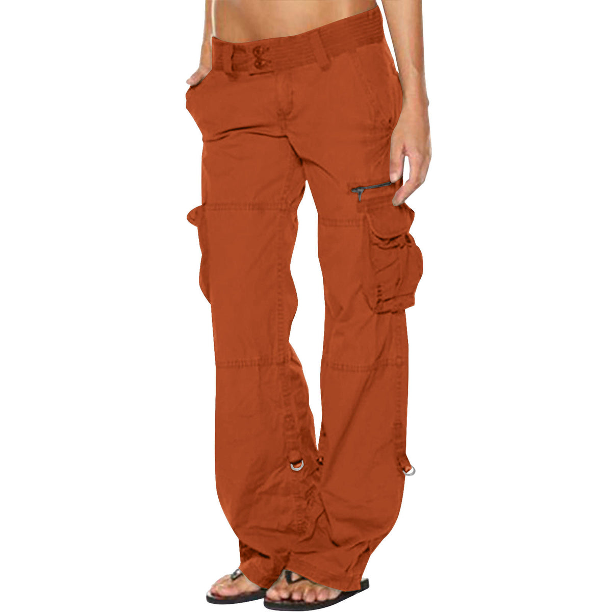Women's French Wide Leg Loose Straight Overalls Casual Pants