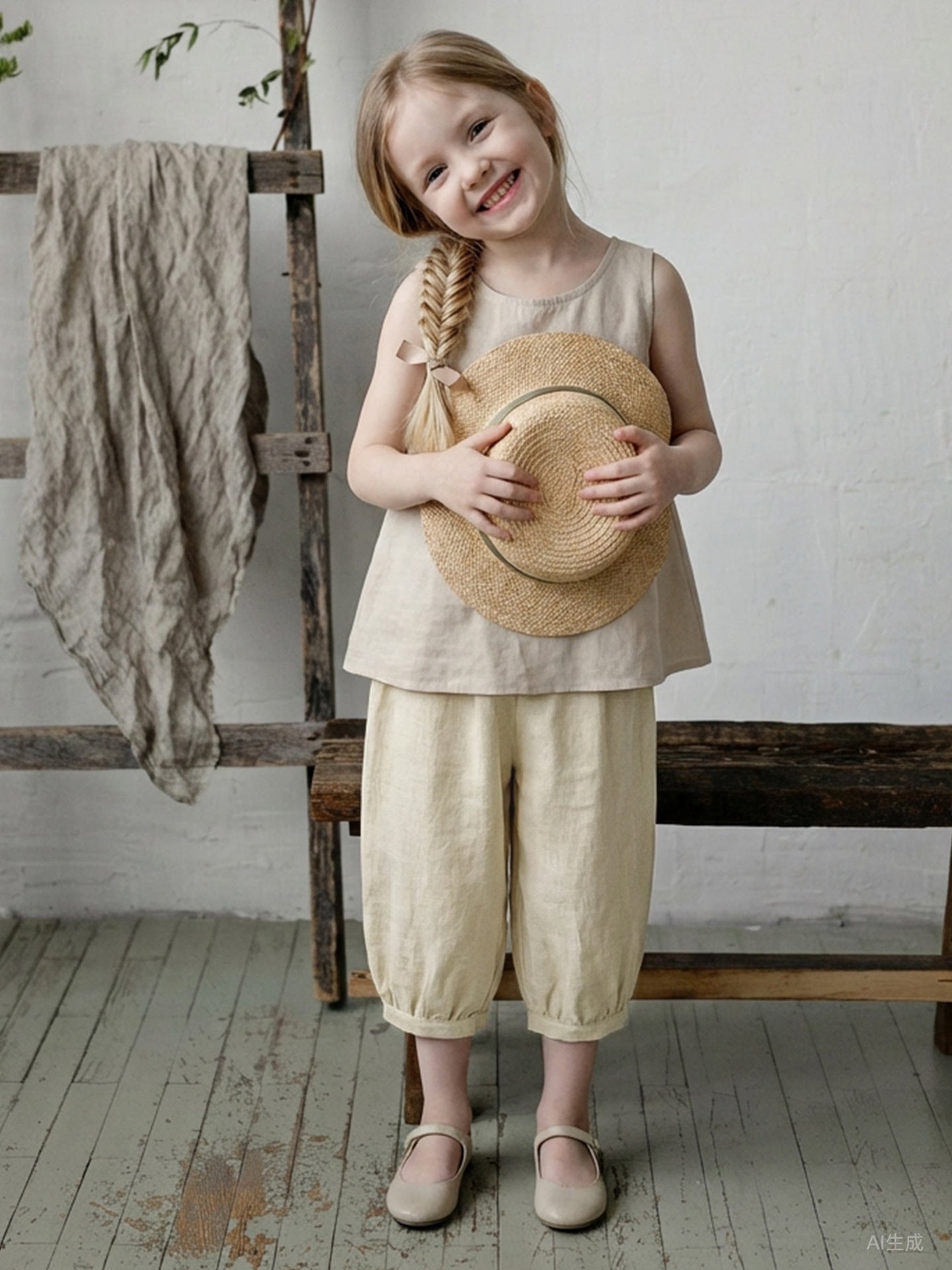 Summer Mori Ramie Cotton Bloomers For Boys Children's Pants