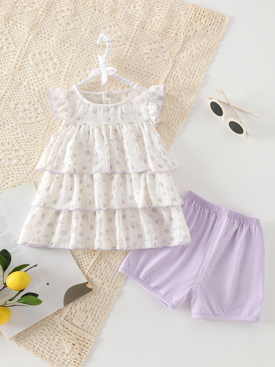 Summer Split Lightweight Two-piece Wear Western Style Children's Suit