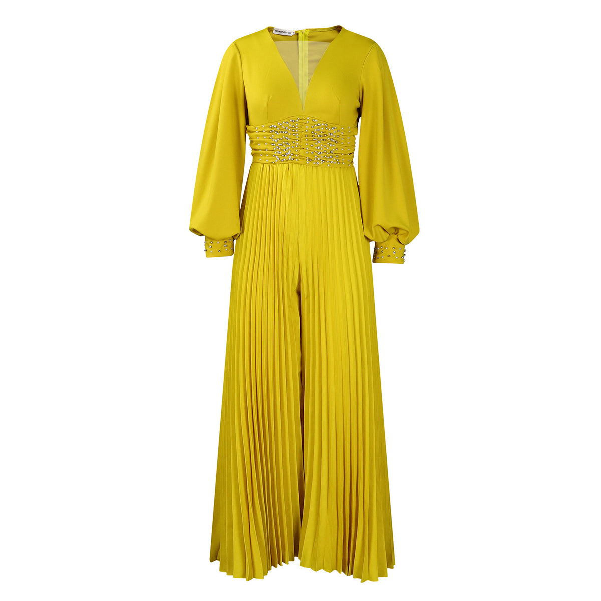 Beaded Mesh Fashion Loose Wide Leg Jumpsuits