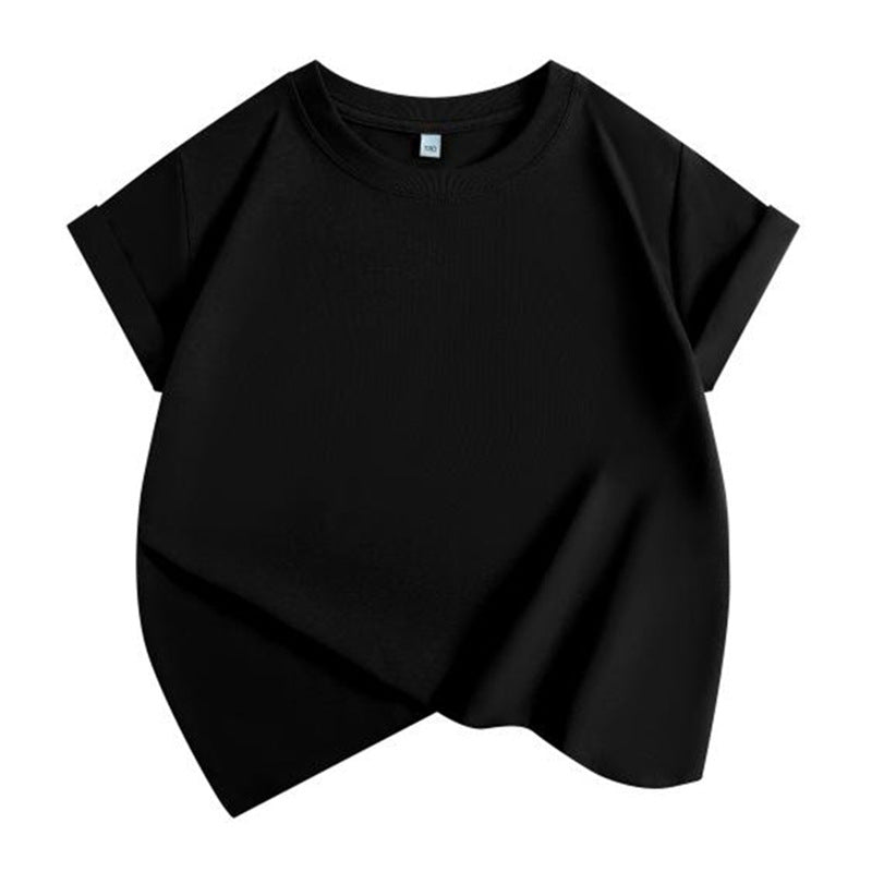 Children's Round Neck Short Sleeve Summer T-shirt Kindergarten Parent-child Outfit