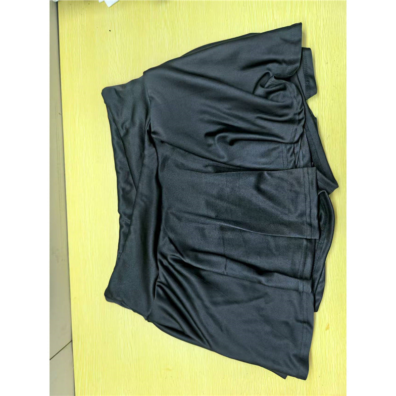 Women's Sports Summer Yoga Fake Two-piece Badminton Tennis Skirts