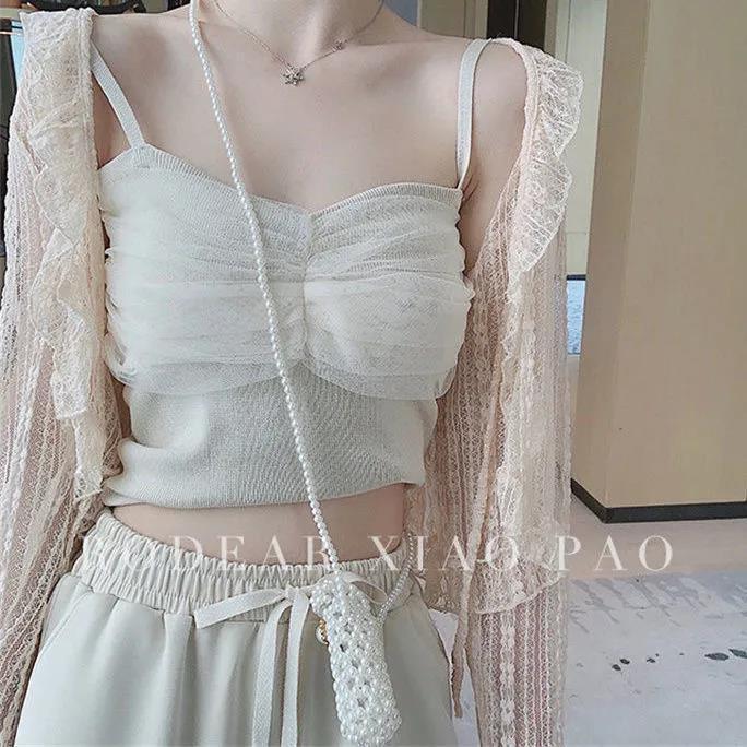 Summer Small Shawl Long Sleeve Overshirt Thin Air Shorts