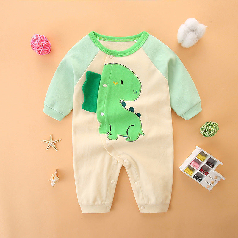 Born Clothes Pure Cotton Jumpsuit Summer Thin Jumpsuit, Climbing Suit