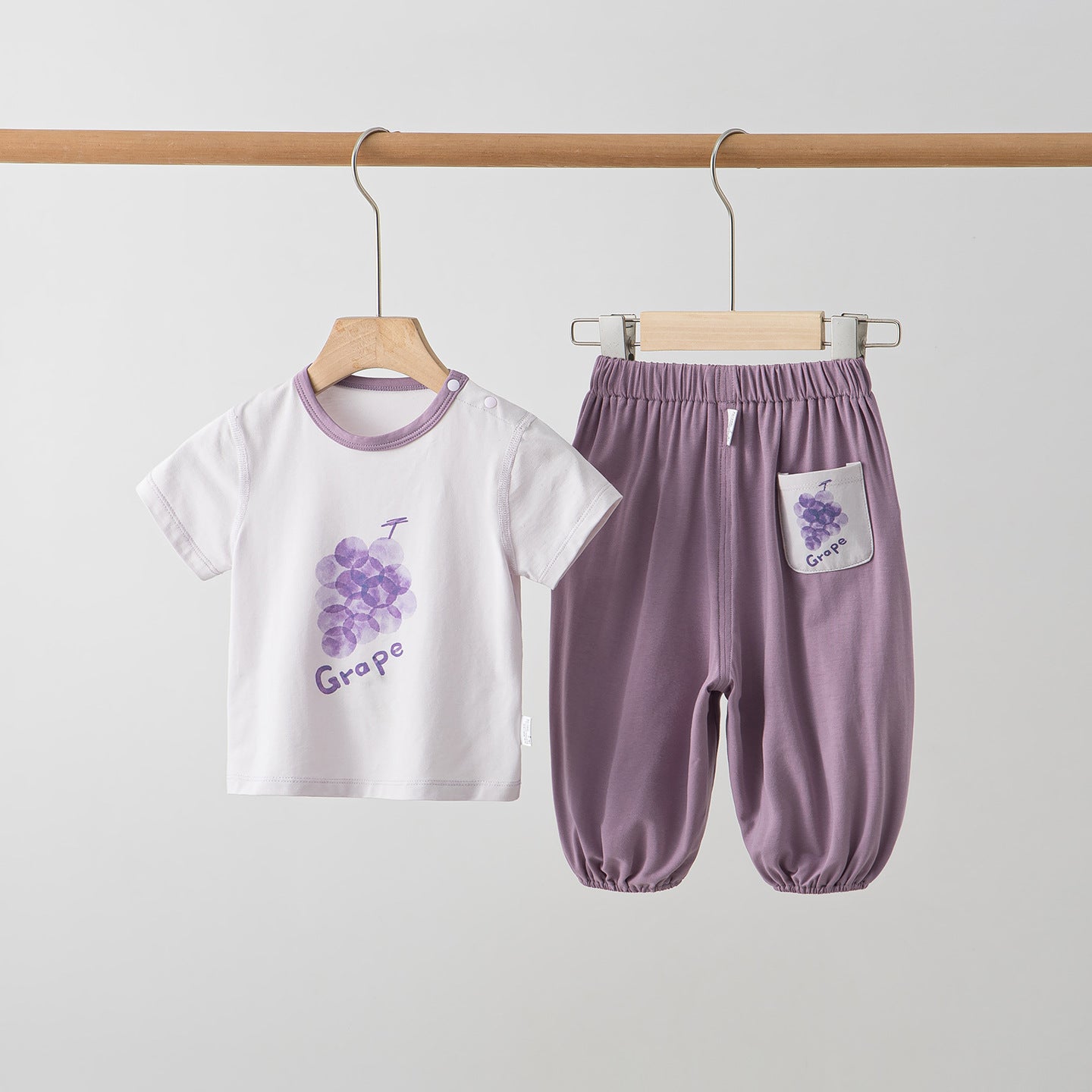 Short Sleeve Split Thin Fresh Fruit Children's Suit