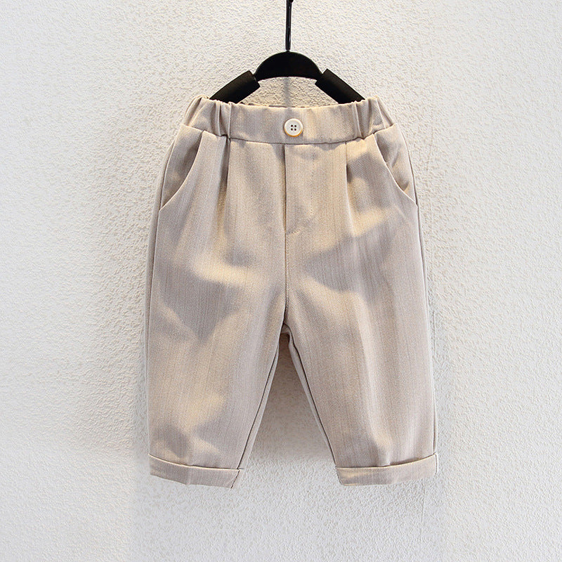 Children's Boys Spring Wear Korean Style Trousers Children's Pants