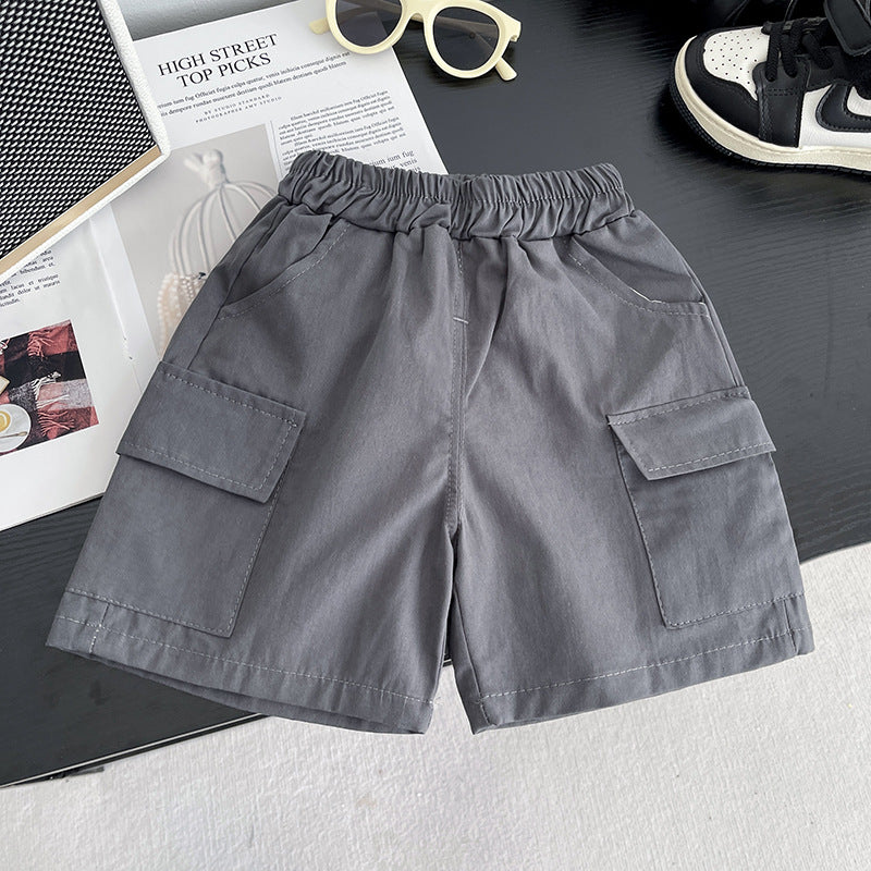 Boys Summer Korean Style Handsome Fashionable T-shirt Fashion Casual Children's Suit