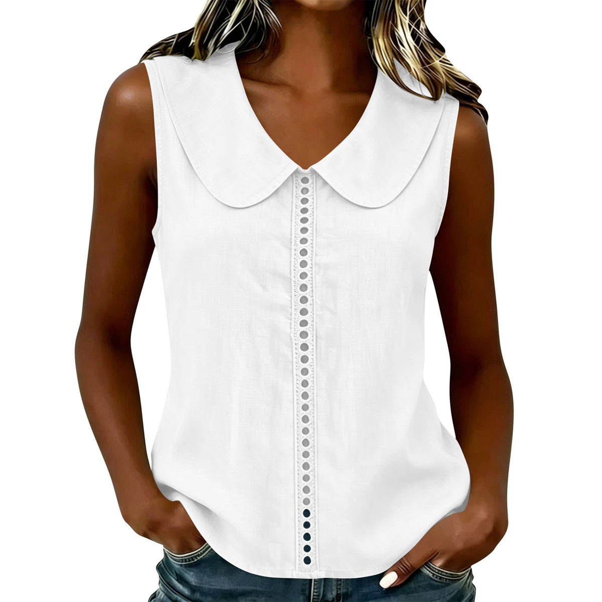 Pretty Innovative Summer Casual Sleeveless Shirt Small Vest/suspenders/tube Top