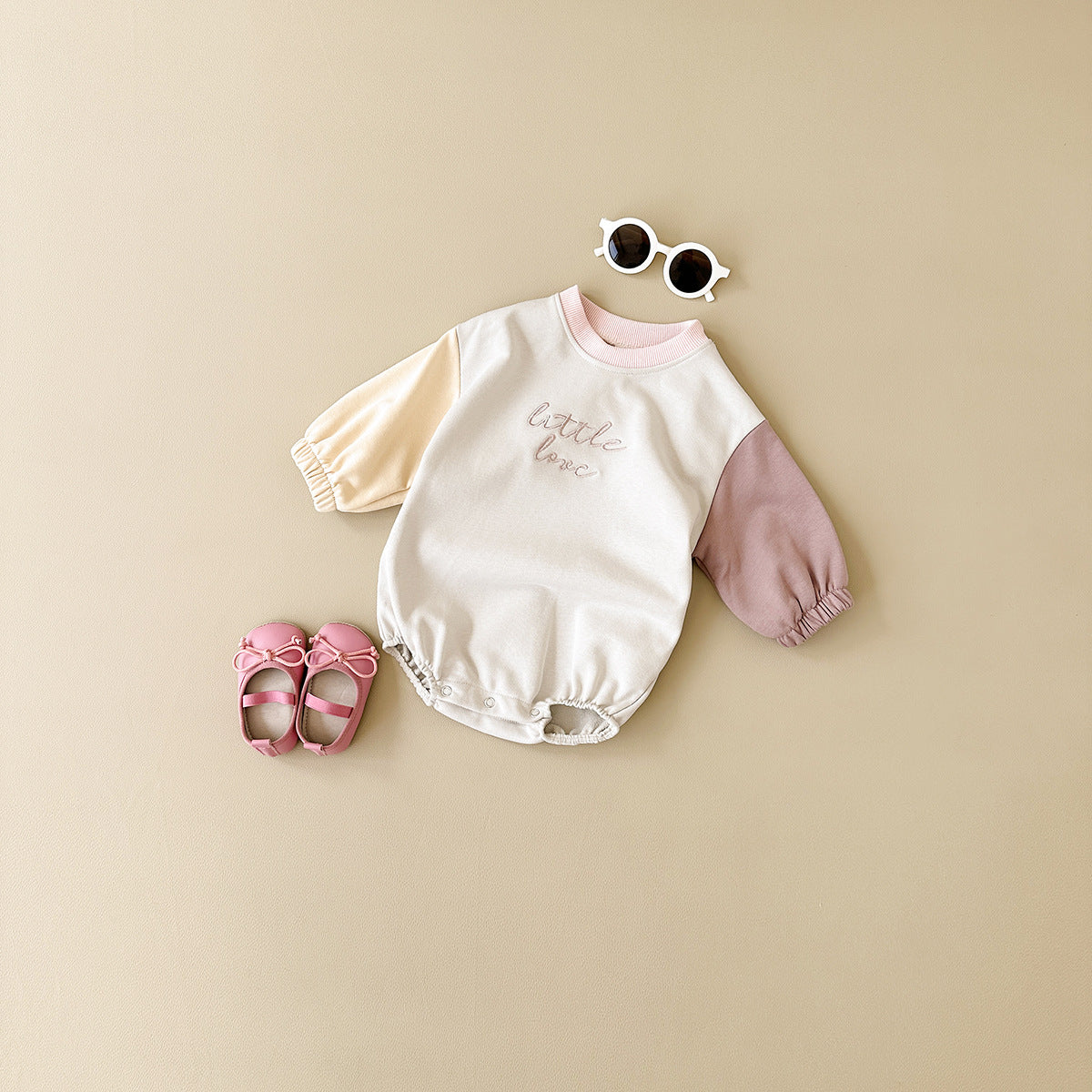 Autumn Born Jumpsuit Long Sleeve Crawling Casual Patchwork Jumpsuit, Climbing Suit
