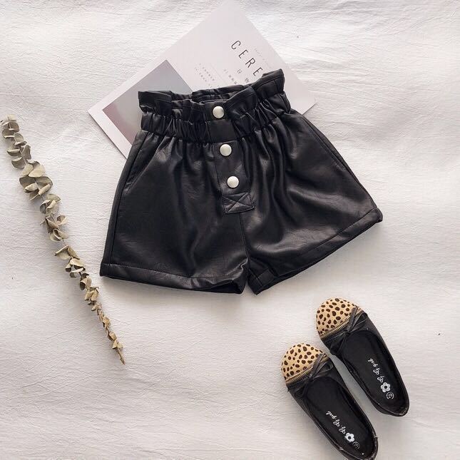 High Waist Korean Style Street Fashion Versatile Children's Pants
