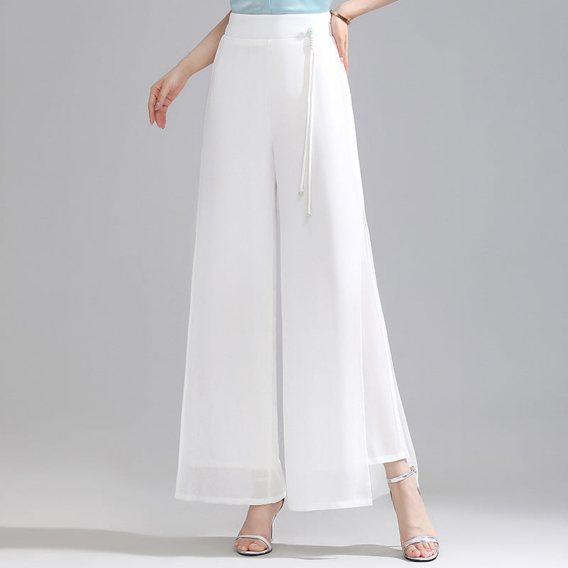 Women's Summer Thin High Waist Loose Wide Leg Big Pants