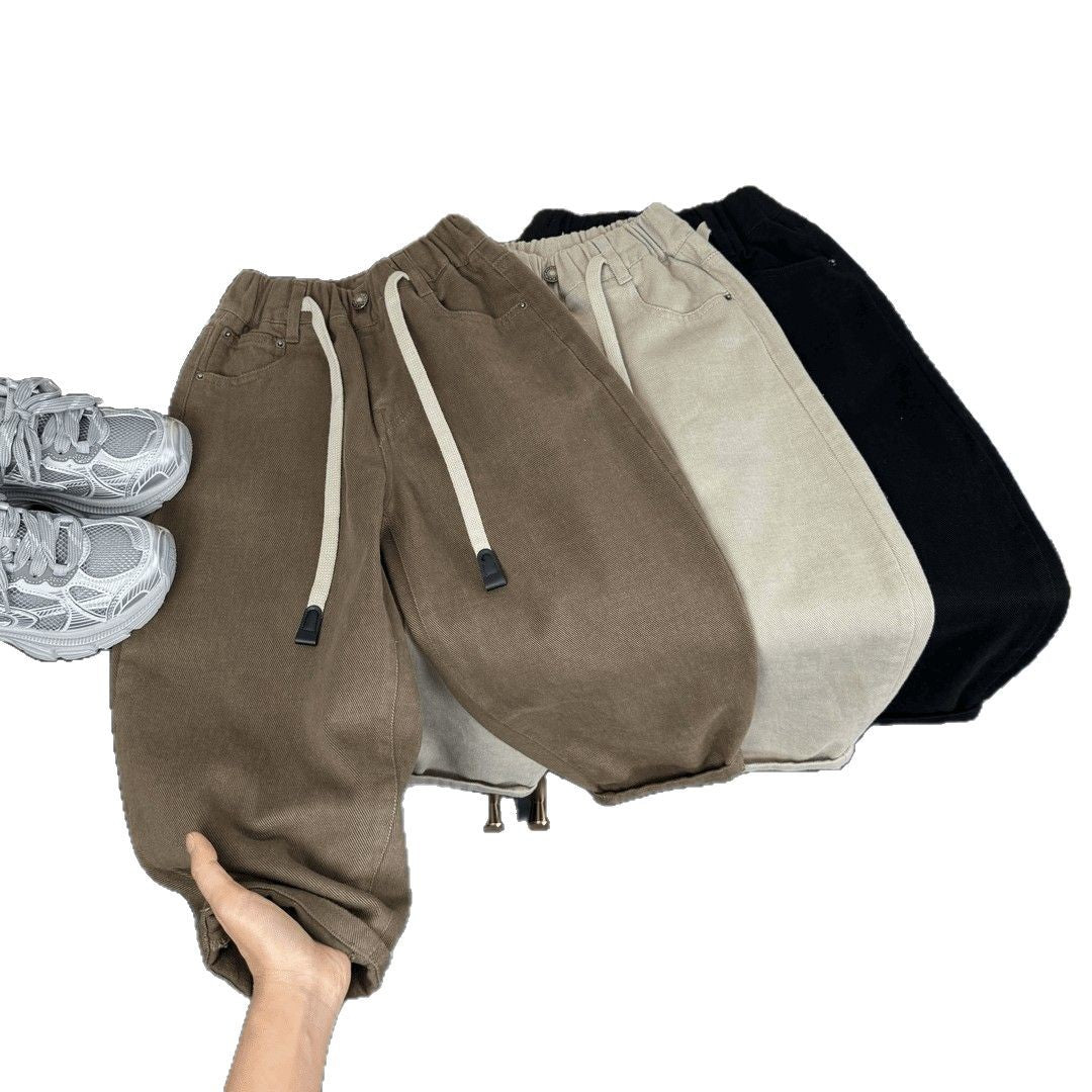 Children's Fashionable Trendy Loose Clothes Korean Style Children's Pants