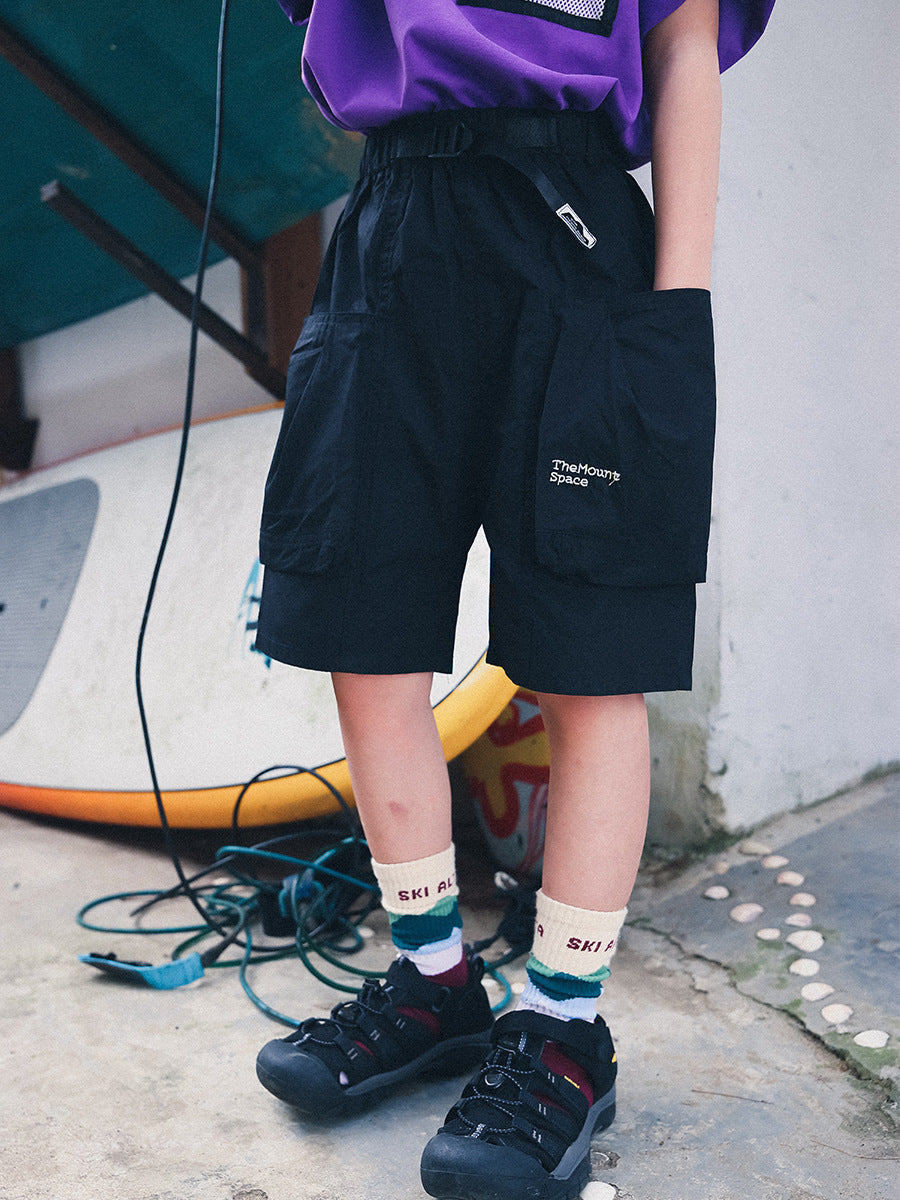 Children's Cotton Shorts Summer Outdoor Lightweight Breathable Knee Children's Pants