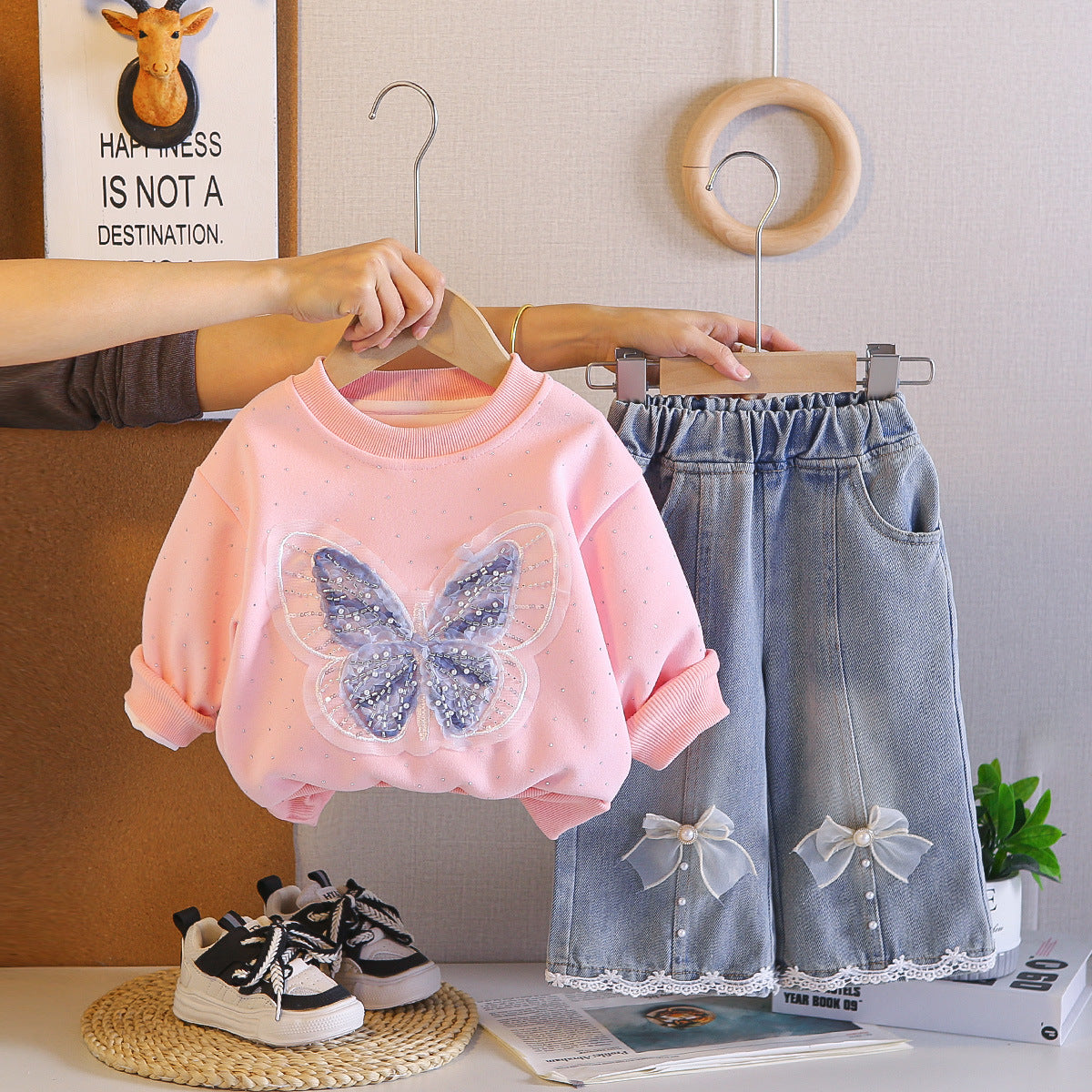 Children's Clothing Outfits Handsome Fashion Spring Clothes Little Sweatshirt Children's Suit