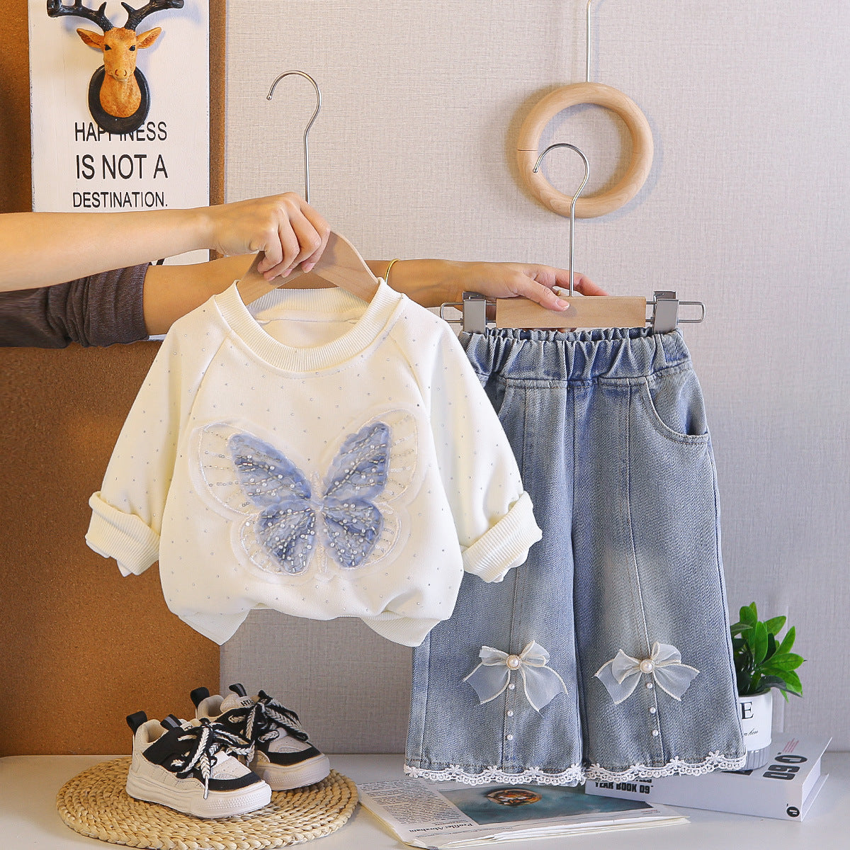 Children's Clothing Outfits Handsome Fashion Spring Clothes Little Sweatshirt Children's Suit