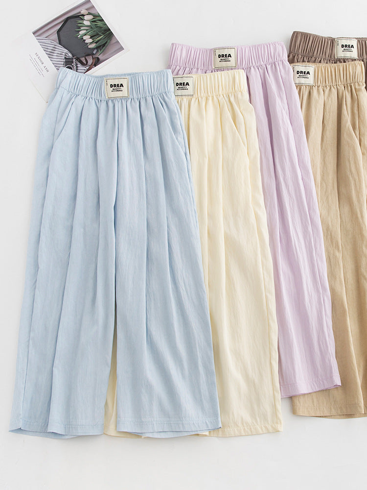 Children's Summer Thin Trousers Big Clothes Children's Pants