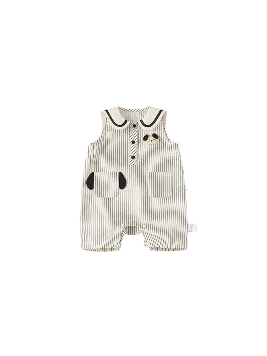 Children's Summer Clothing Striped Clothes Jumpsuit Sleeveless Born Jumpsuit, Climbing Suit