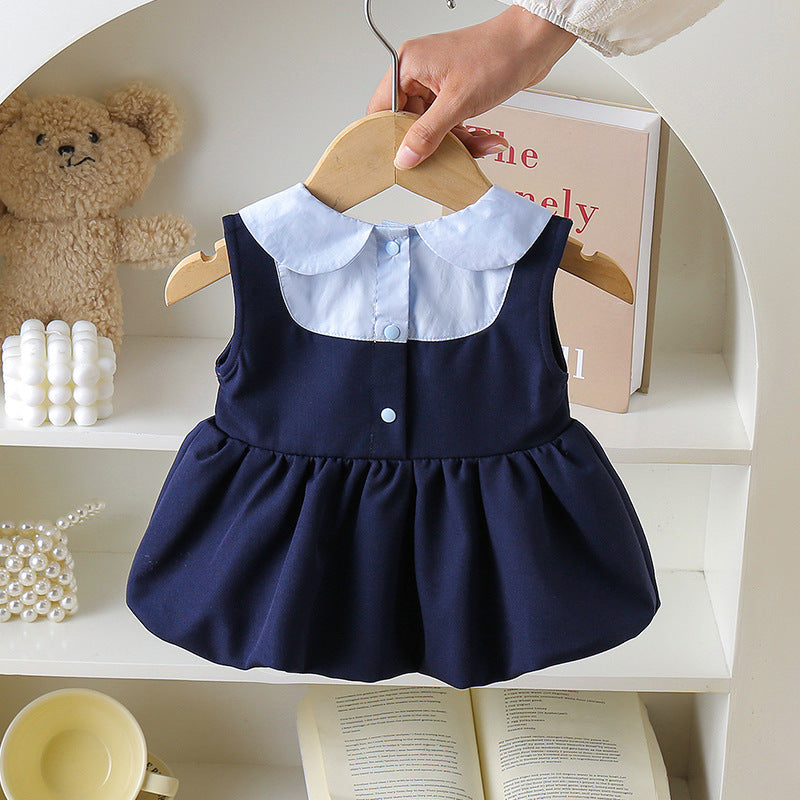 Western Style Jumpsuit Super Cute Sleeveless Rabbit Police Officer Lantern Jumpsuit, Climbing Suit