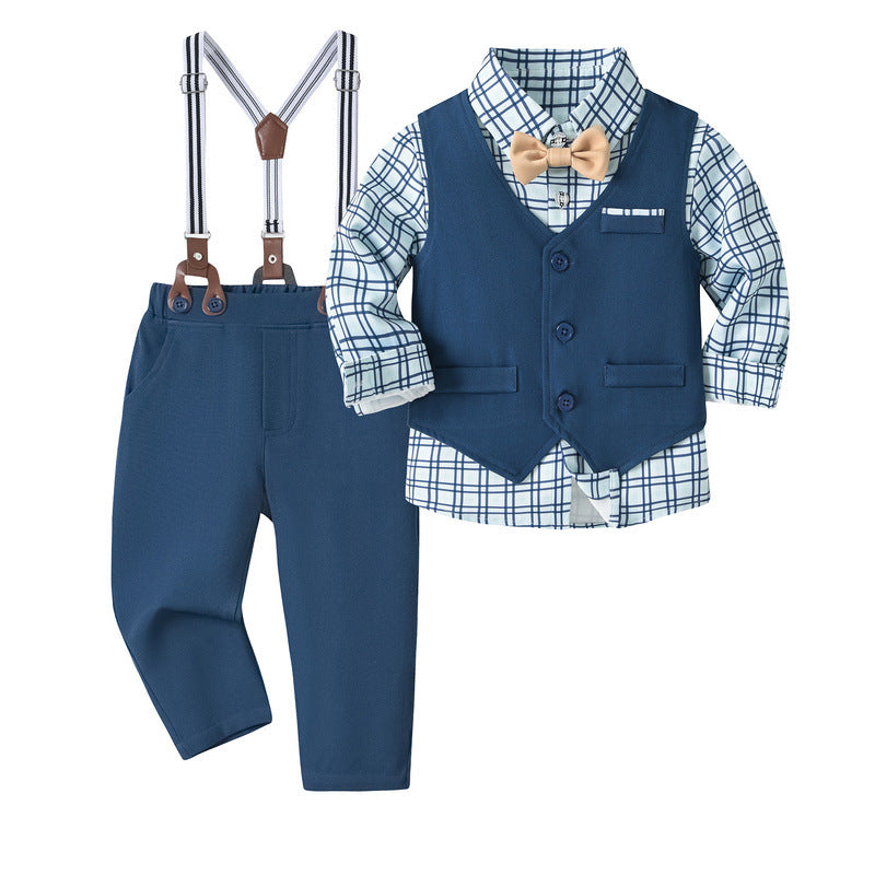 Children's Boy's Clothing Shirt Vest Pants Clothes Children's Suit