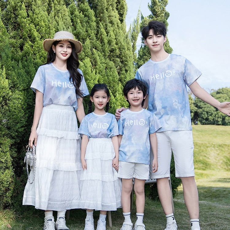 Comfortable Pretty Suit Beachwear Mid-length Skirt Parent-child Outfit