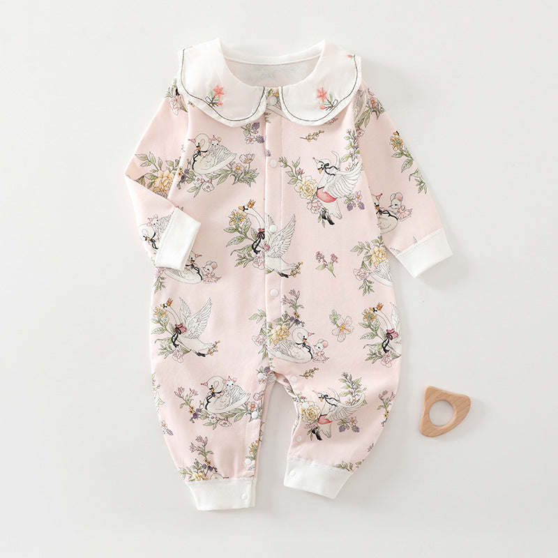 Children's Jumpsuit Seamless Cotton Class Born Clothes Jumpsuit, Climbing Suit
